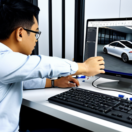 Automotive Suspension Design**

"A team of Malaysian engineers in a modern office, collaborating on a car suspension design using CAD software. Focus on the detailed suspension model on the screen. Professional attire, fully clothed, safe for work, perfect anatomy, natural proportions, appropriate content, high-resolution rendering, realistic lighting."

**